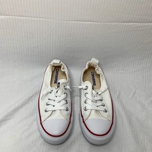 (CONVERSE) white with cinch back
